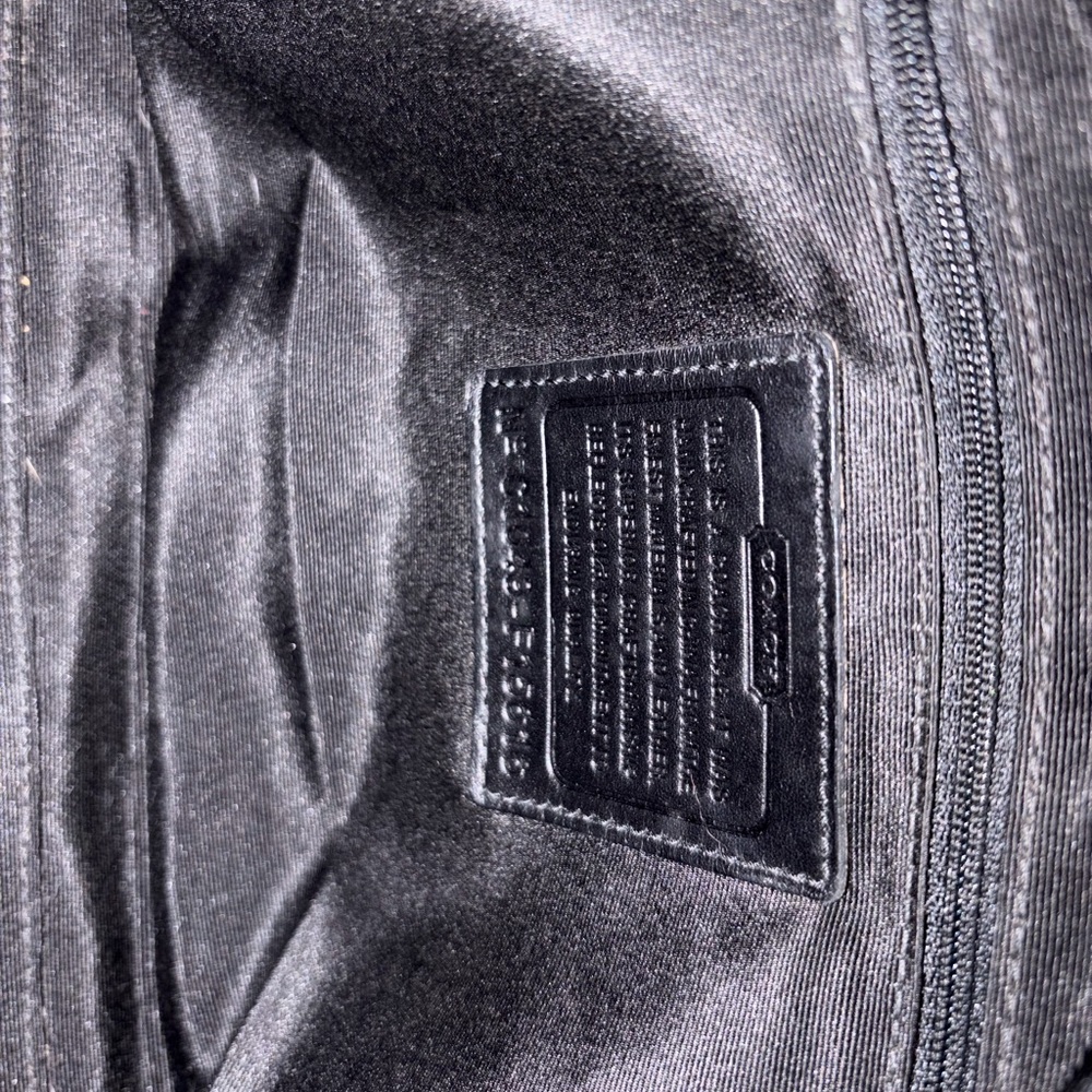 Authentic Coach Canvas & Leather Shoulder Bag - Picture 4 of 5